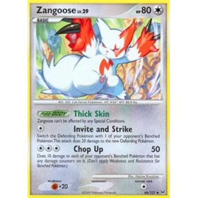 PL 066 - Zangoose Lv.29 - Reverse Holo PL 066 - Zangoose Lv.29 - Reverse Holo