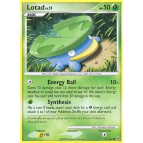 PL 081 - Lotad Lv.11 - Reverse Holo PL 081 - Lotad Lv.11 - Reverse Holo