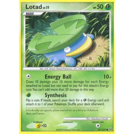 PL 081 - Lotad Lv.11 - Reverse Holo