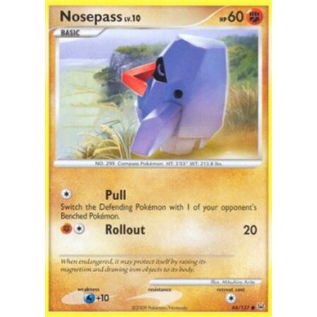 PL 084 - Nosepass Lv.10 - Reverse Holo