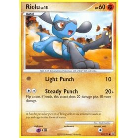 PL 091 - Riolu Lv.15 - Reverse Holo PL 091 - Riolu Lv.15 - Reverse Holo