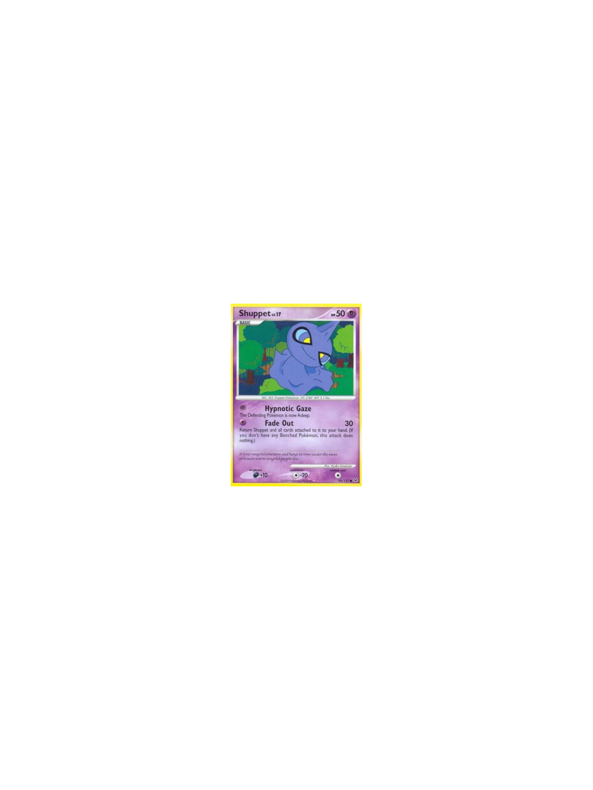 PL 092 - Shuppet Lv.17