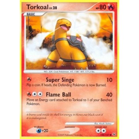 PL 100 - Torkoal Lv.28 - Reverse Holo