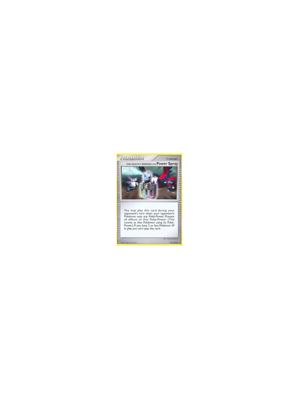 PL 117 - Team Galactic's Invention G-103 Power Spray
