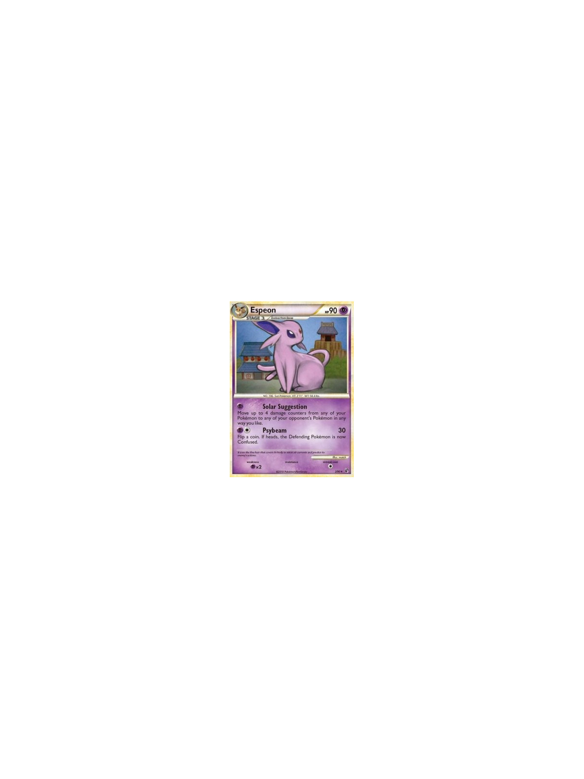 UD 002 - Espeon - Shattered Holo