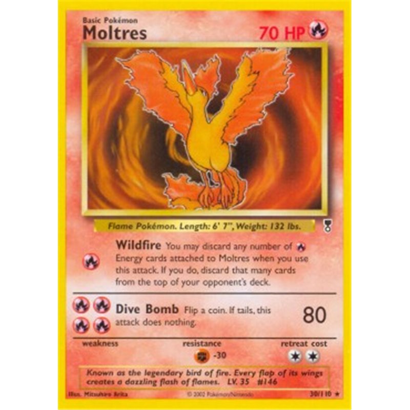 LC 030 - Moltres - Reverse Holo