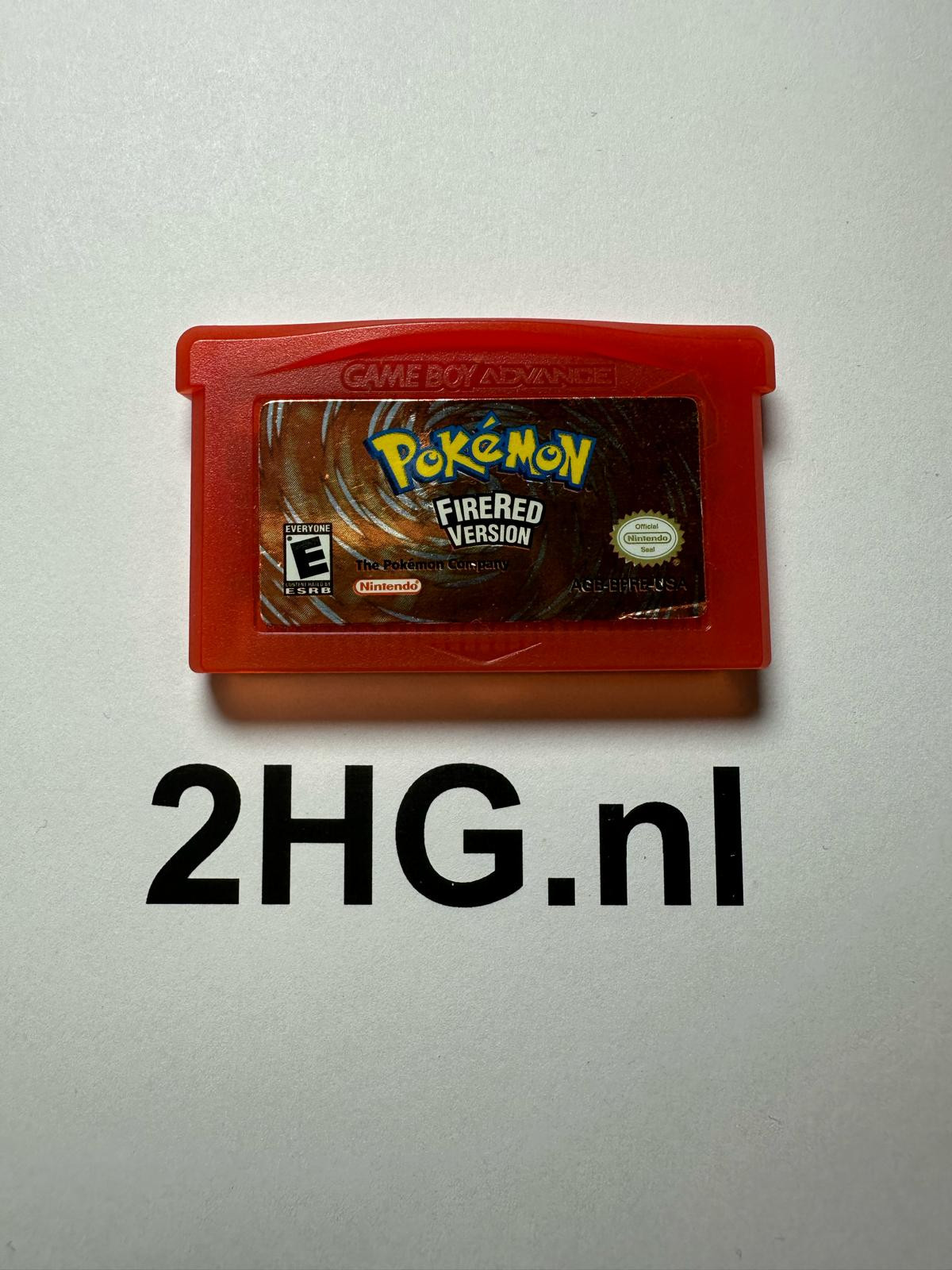 Pokémon FireRed Version (USA, cassette en boekje)