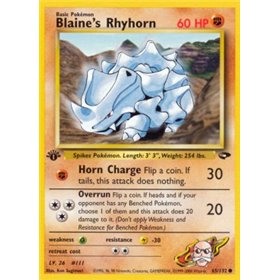 GC 065 - Blaine's Rhyhorn GC 065 - Blaine's Rhyhorn