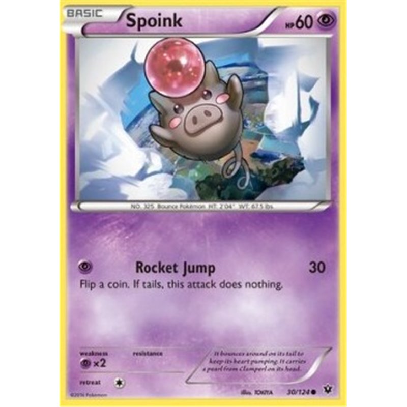 FCO 030 - Spoink -  Reverse Holo