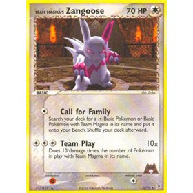 MA 023 - Team Magma's Zangoose MA 023 - Team Magma's Zangoose