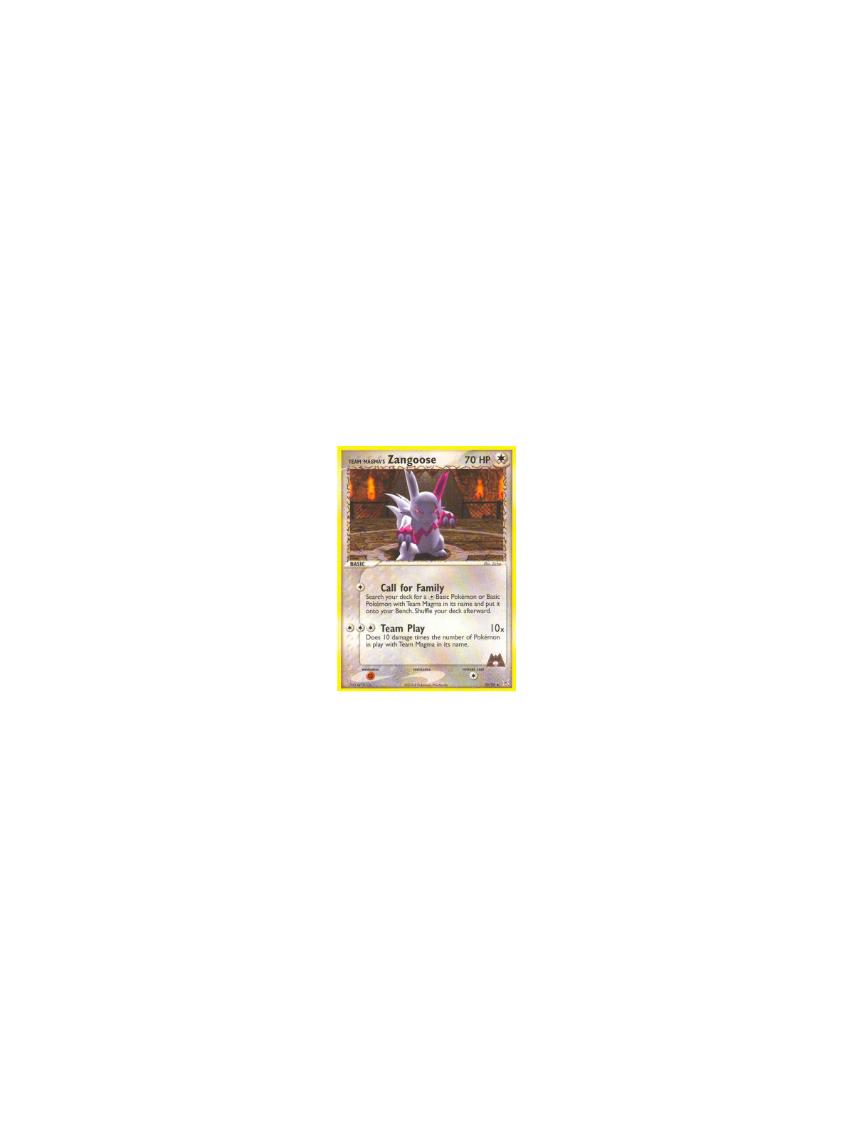 MA 023 - Team Magma's Zangoose