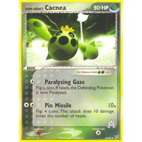 MA 024 - Team Aqua's Cacnea - Reverse Holo MA 024 - Team Aqua's Cacnea - Reverse Holo