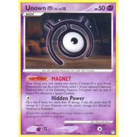 MT 066 - Unown [M] Lv.15 - Reverse Holo
