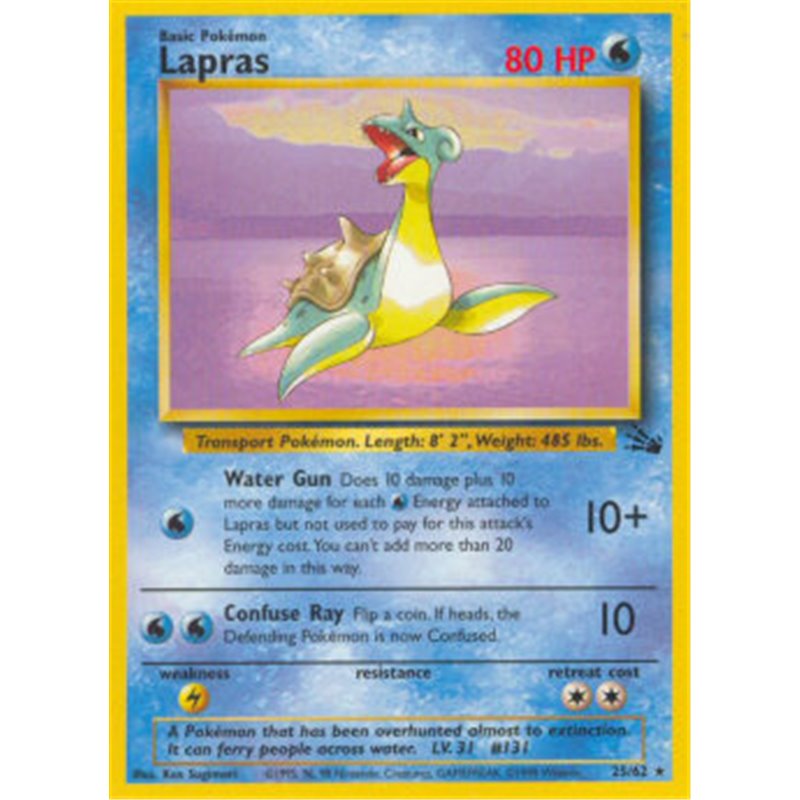FO 025 - Lapras - 1e Editie