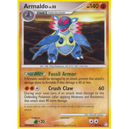 LA 018 - Armaldo Lv.52 - Reverse Holo