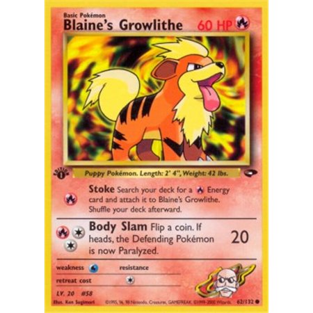 GC 062 - Blaine's Growlithe