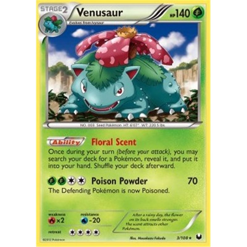 DEX 003 - Venusaur - Reverse Holo