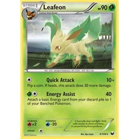DEX 006 - Leafeon - Reverse Holo DEX 006 - Leafeon - Reverse Holo
