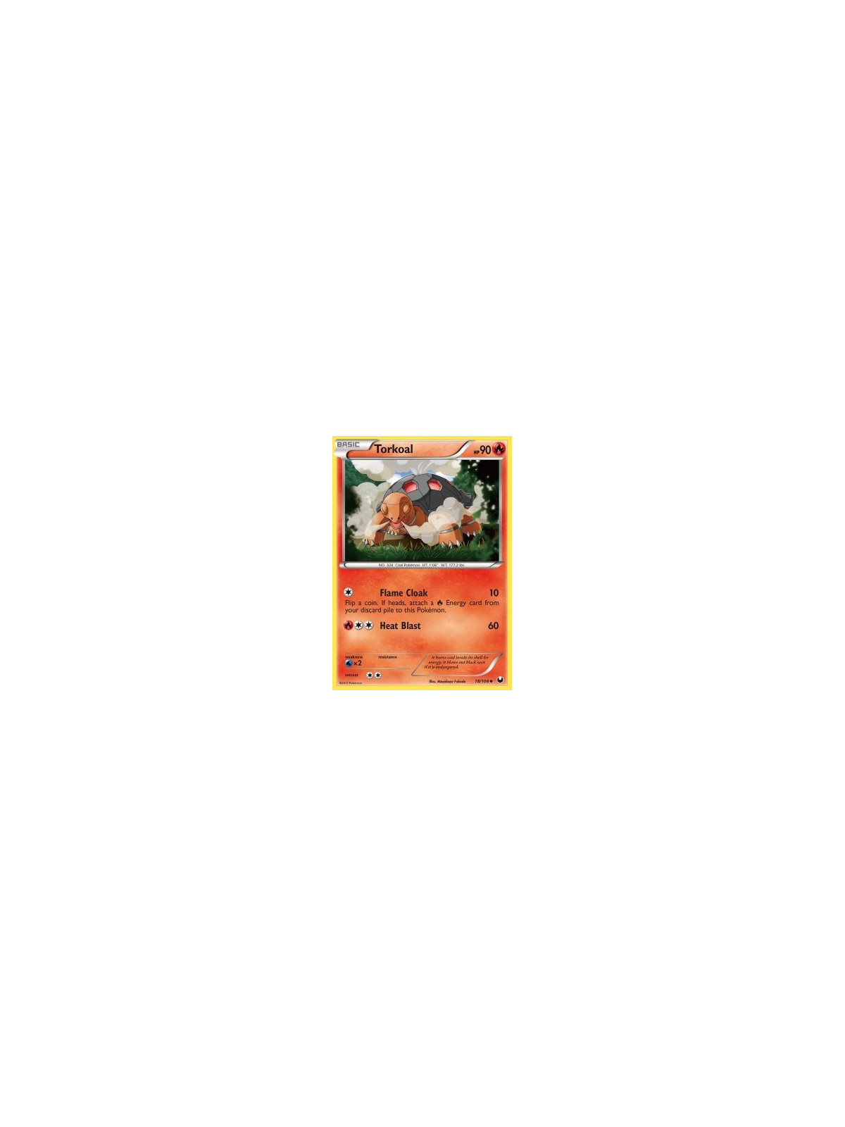 DEX 018 - Torkoal - Reverse Holo