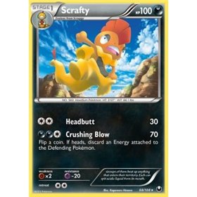 DEX 068 - Scrafty - Reverse Holo DEX 068 - Scrafty - Reverse Holo
