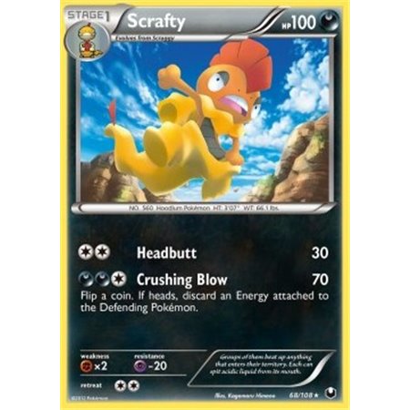 DEX 068 - Scrafty - Reverse Holo