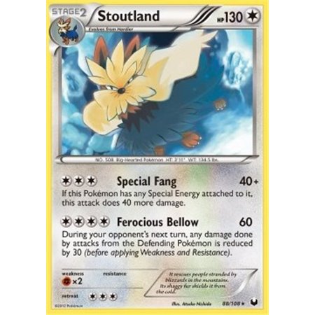 DEX 088 - Stoutland - Reverse Holo