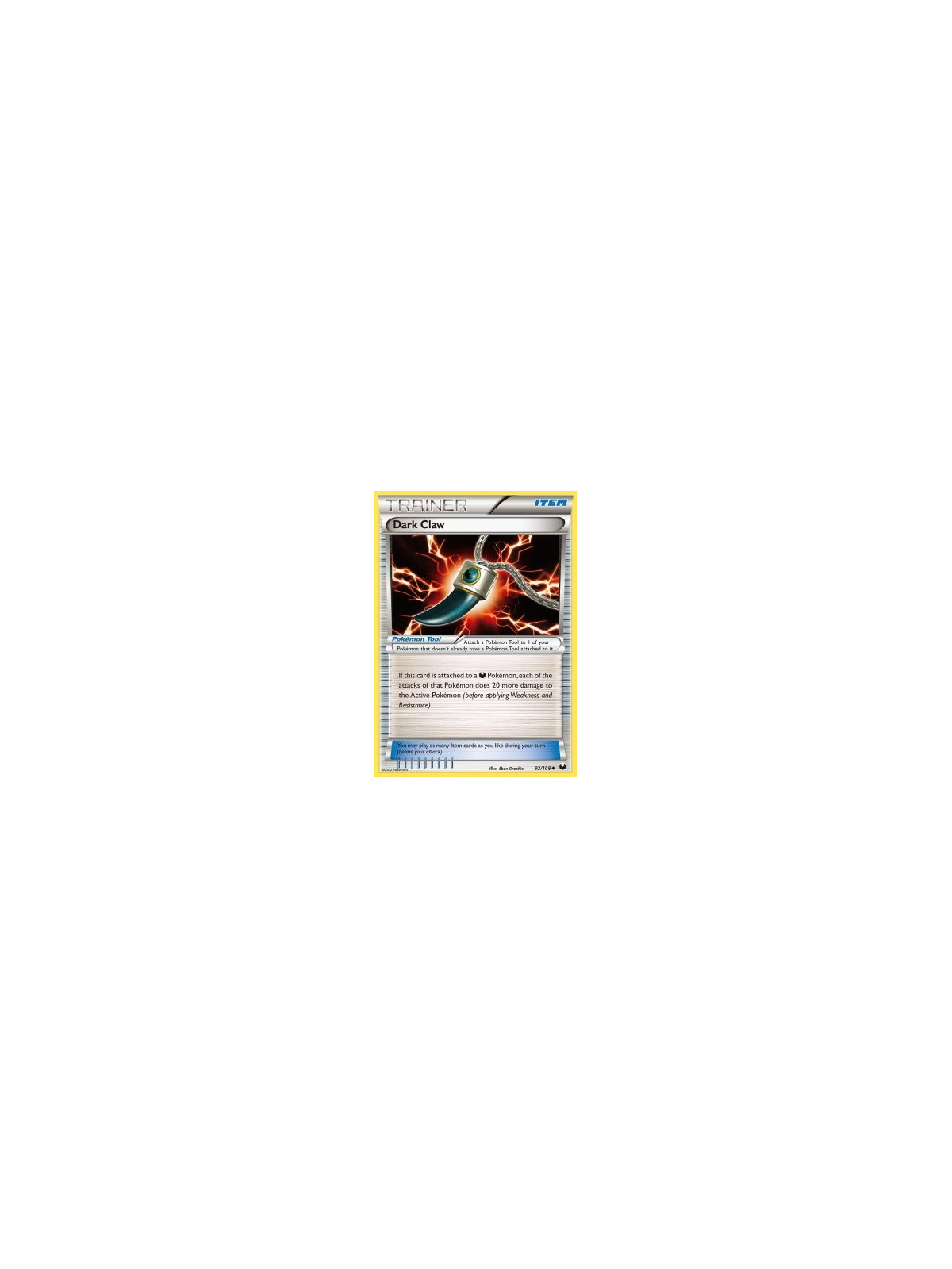 DEX 092 - Dark Claw - Reverse Holo