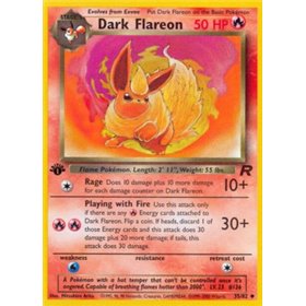 TR 035 - Dark Flareon - 1st Edition TR 035 - Dark Flareon - 1st Edition
