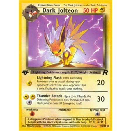 TR 038 - Dark Jolteon - 1st Edition