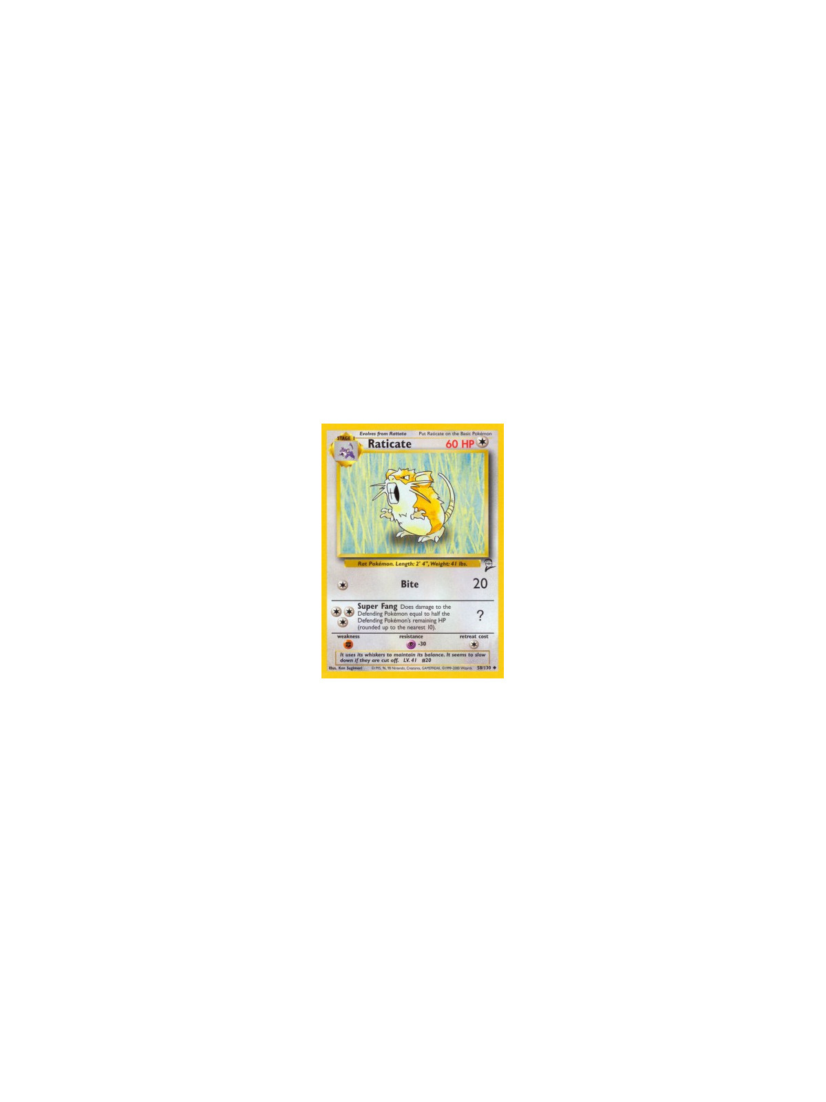BS2 058 - Raticate