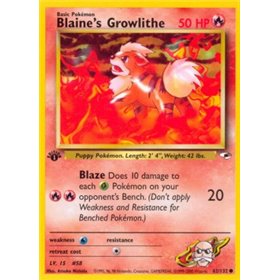 GH 062 - Blaine's Growlithe GH 062 - Blaine's Growlithe