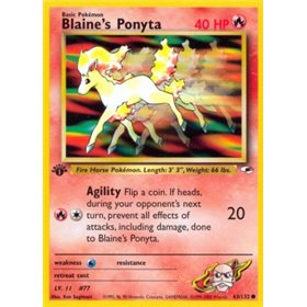GH 063 - Blaine's Ponyta GH 063 - Blaine's Ponyta