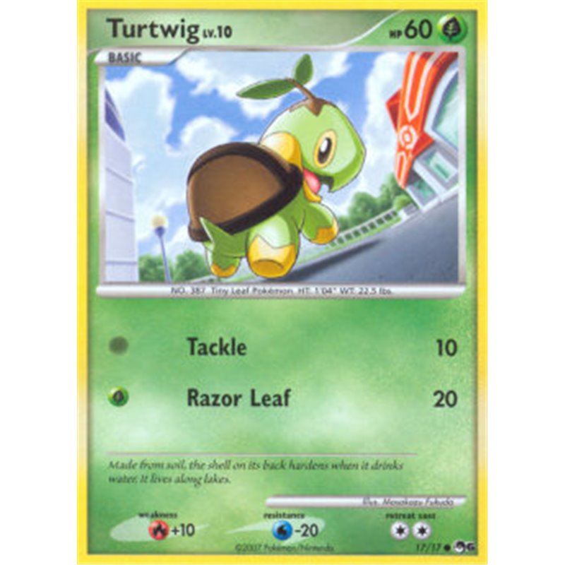 POP6 017 - Turtwig Lv.10 - Holo
