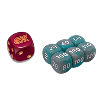 Obsidian Flames Dice Set