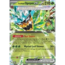 TWM 025 - Teal Mask Ogerpon EX TWM 025 - Teal Mask Ogerpon EX