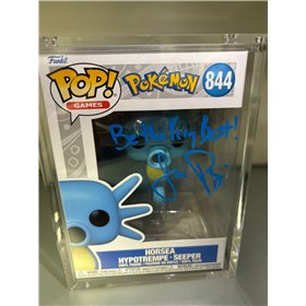 Funko Pop Pokémon - 844 Horsea - Signed by Jason Paige Funko Pop Pokémon - 844 Horsea - Signed by Jason Paige