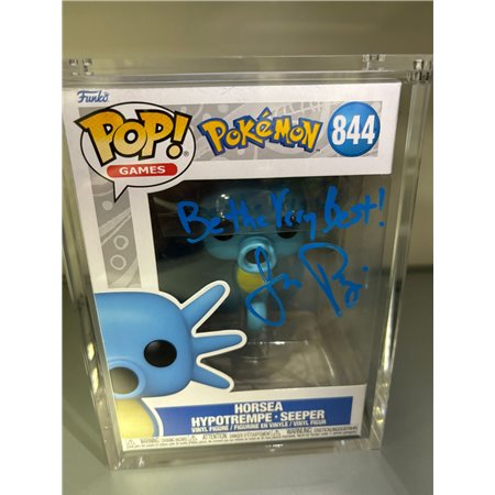 Funko Pop Pokémon - 844 Horsea - Signed by Jason Paige