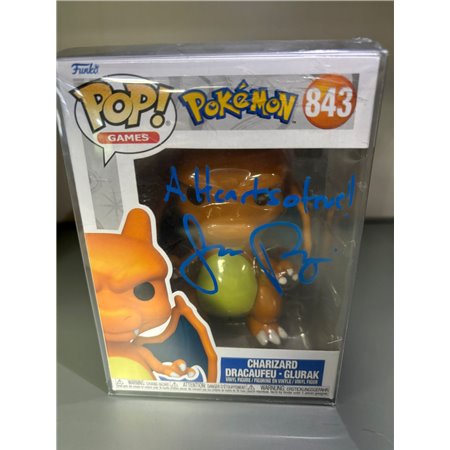 Funko Pop Pokémon - 843 Charizard - Signed by Jason Paige