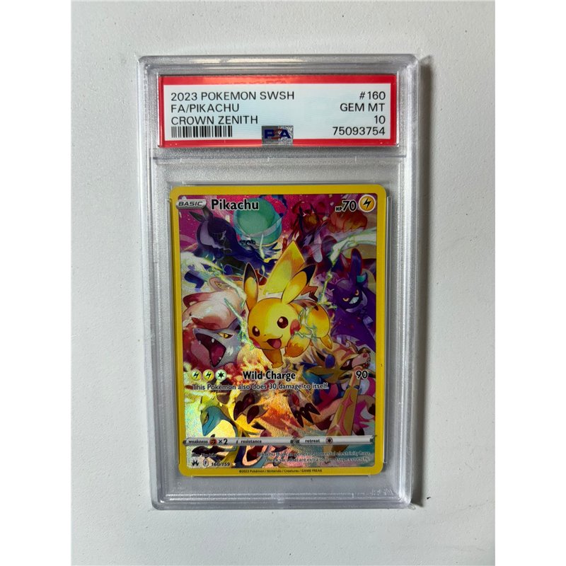 Pikachu #160 orders PSA grade 7