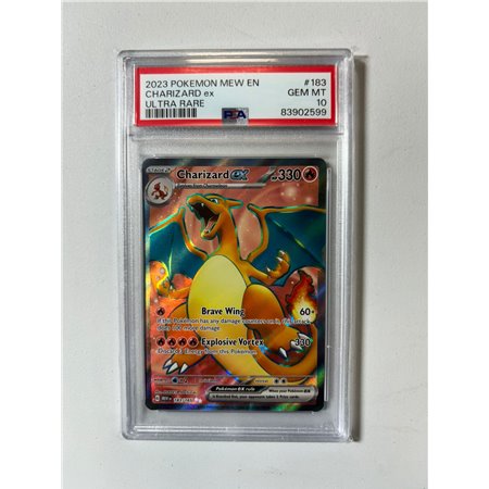 PSA - MEW 183 - Charizard ex (10)