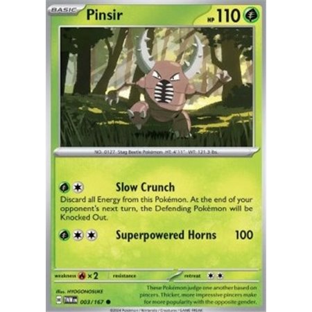 TWM 003 - Pinsir - Reverse Holo