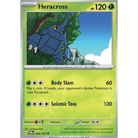 TWM 008 - Heracross - Reverse Holo