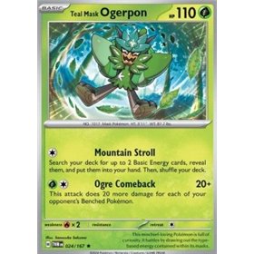 TWM 024 - Teal Mask Ogerpon - Reverse Holo TWM 024 - Teal Mask Ogerpon - Reverse Holo