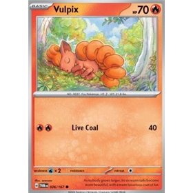 TWM 026 - Vulpix - Reverse Holo TWM 026 - Vulpix - Reverse Holo