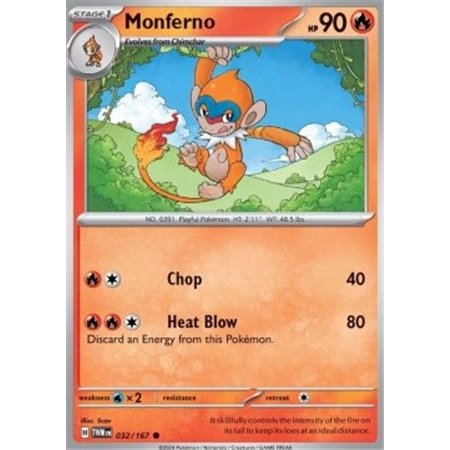 TWM 032 - Monferno - Reverse Holo