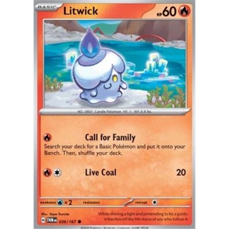 TWM 036 - Litwick - Reverse Holo