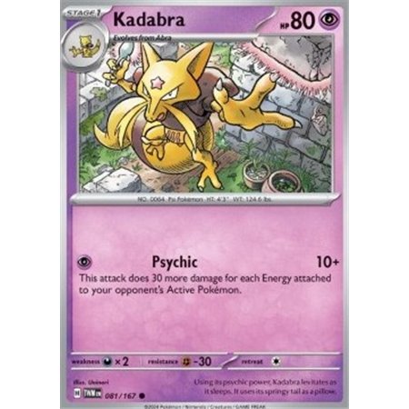 TWM 081 - Kadabra - Reverse Holo