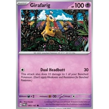 TWM 083 - Girafarig - Reverse Holo