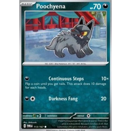 TWM 113 - Poochyena - Reverse Holo