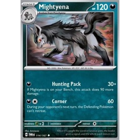 TWM 114 - Mightyena - Reverse Holo